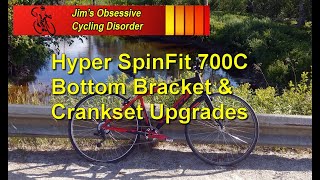 Hyper SpinFit 700C Crankset Upgrade [upl. by Hsihsa]