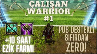 ÇALIŞAN WARRIOR 1  SIFIRDAN KNİGHT ONLİNE  ZERO [upl. by Ahsienad]