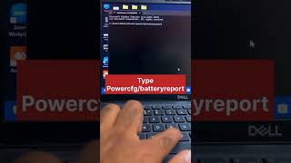 Battery Report Check batteryhealth laptopperformance [upl. by Sialac]
