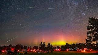 Perseids meteor shower currently peaking across Canada [upl. by Kan]