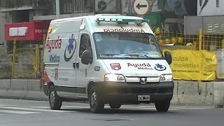 Ambulancias de Ayuda Médica en emergencia compilación [upl. by Eudora325]