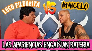 MAICELO VS EL LOCO PILDORITA LAS APARIENCIAS ENGAÑAN BATERIA [upl. by Marena]