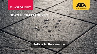 Pulire il gres strutturato e proteggerlo dallo sporco con FILASTOP DIRT [upl. by Edson]