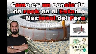 Como es un concierto de ROCK en el Estadio Nacional del Perú [upl. by Aleron]