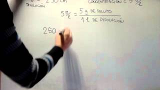 FÍSICA Y QUÍMICA 3º ESO Cómo hacer problemas de disoluciones 7 [upl. by Zhang]