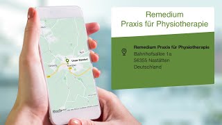 Remedium Praxis für Physiotherapie  Physiotherapeut in Nastätten [upl. by Ellerehs]