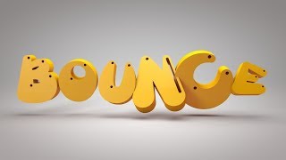 Cinema 4D Bounce Text Animation Render [upl. by Riamo247]