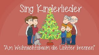 Am Weihnachtsbaum die Lichter brennen  Weihnachtslieder zum Mitsingen  Sing Kinderlieder [upl. by Restivo411]