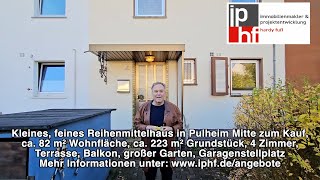 Kleines feines Reihenmittelhaus in Pulheim Mitte zum Kauf [upl. by Erlinna]