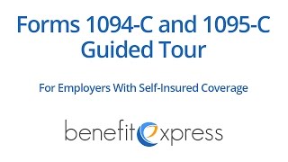 Forms 1094C and 1095C Guided Tour for Employers with SelfInsured Coverage [upl. by Vyner]