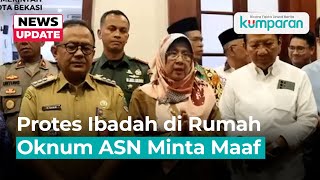 Oknum ASN Bekasi Minta Maaf Usai Protes Tetangga Doa Bersama di Rumah [upl. by Ayanet]