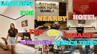 BAYVIEW PARK HOTEL MANILA NEARBY US EMBASSYSEPTEMBER 24 2024MANILACEBUANA VBLOGRheaMaeHian [upl. by Madge]