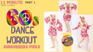 60S DANCE WORKOUT  BEGINNER FRIENDLY  LOW IMPACT  NO JUMPING  GOOD VIBES ONLY [upl. by Anowahs]