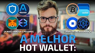 MELHORES CARTEIRAS DE CRIPTO WALLETS PARA CELULAR  A mais famosa é péssima Qual a mais segura [upl. by Arreic670]