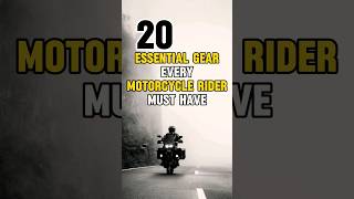 20 Must Have Bike Riding Gears  Essential Motorcycle Riding Gears ridinggear viral rider biker [upl. by Aloiv]