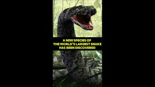 A new species of the worlds largest snake has been discovered shorts animals nature [upl. by Yeldahc]