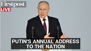 Vladimir Putin LIVE Putin Delivers Annual Moscow Address as Russian Forces Advance in Ukraine [upl. by Georgy]