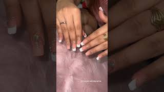 Elegant engagement nails 💅💍shorts engagement [upl. by Norreht732]