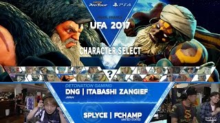 SFV DNG Itabashi Zangief vs SPLYCE FChamp  UFA 2017 Winners Final  CPT 2017 [upl. by Thorncombe]