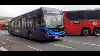 Trent Barton four cylinder ADL Enviro 200 MMC 165 on Rainbow One [upl. by Chura495]