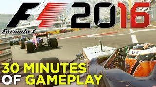 F1 2016  30 Minutes of GAMEPLAY [upl. by Nolte637]