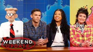 Weekend Update ft Michael Longfellow Mikey Day Punkie Johnson and Sarah Sherman  SNL [upl. by Halbeib]