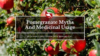 Pomegranate Myths And Medicinal Usage [upl. by Ahsiekam]