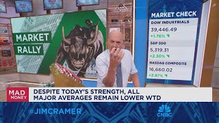 Jim Cramer talks todays market bounce [upl. by Suanne]