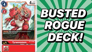 Digimon TCG UPDATED RedGreen Tyrannomon Rush Deck Profile Set 10  Digimon Card Game 2021 [upl. by Arait]