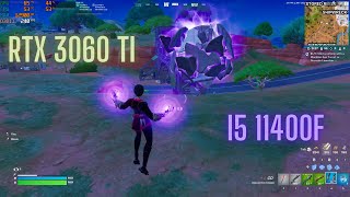 RTX 3060 ti  Intel i5 11400F Fortnite chapter 5 season 3 gameplay Performance mode [upl. by Gildas]