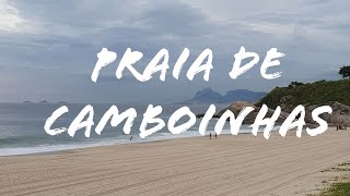 Praia de Camboinhas  Niterói  Mansões  conheça as praias de Niterói [upl. by Sesmar760]