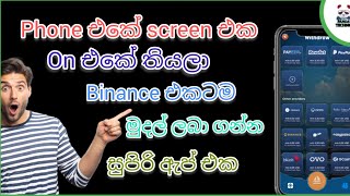 binance usdt free earning app 2024 sinhala  make money online 2024 money binancesrilanka [upl. by Nylegna]