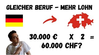 So verdoppelst du deinen Lohn Deutschland – 🇨🇭 Schweiz Vergleich [upl. by Aroled]