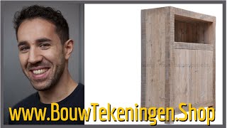 POPPENHUIS MAKEN GRATIS BOUWTEKENING [upl. by Leler]