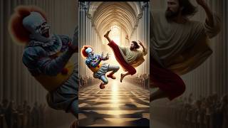 Pennywise vs Jesus Annabelle Wednesday Joker Thanos [upl. by Uamak460]