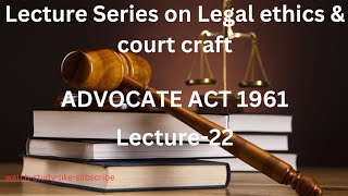 Section 35 of Advocate Act 1961 [upl. by Edny]