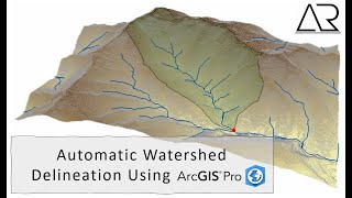 Automatic Watershed Delineation Using ArcGIS Pro [upl. by Aelanna]