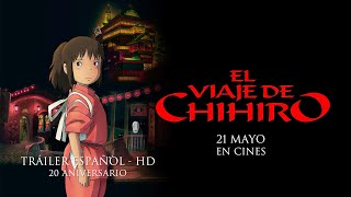 EL VIAJE DE CHIHIRO  Tráiler Español  HD [upl. by Coryden931]