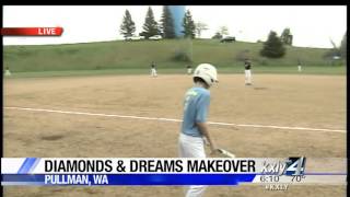 Extreme Team completes renovations on Pullman baseball field [upl. by Darooge]