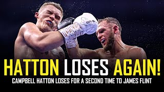 CAMPBELL HATTON LOSES AGAIN TO JOE FLINT POST FIGHT REVIEW NO FOOTAGE [upl. by Doraj863]