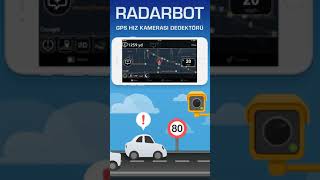 Radarbot Ücretsiz Hız Kamerası Dedektörü iOSAndroid App [upl. by Ahsein919]