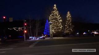 Christmas Lights in Pagosa Springs [upl. by Brett]