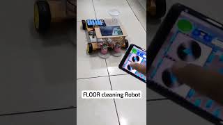 solar Based Remote Control Floor Cleaner Robot arduinoboard solarenergy floorcleaner cleaner [upl. by Jonis]