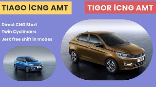 Tata Tiago and Tigor in CNG with Automatic Transmission Tata motors update tata tiago tigor cng [upl. by Simonsen276]