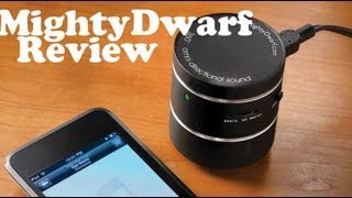 MightyDwarf Portable Vibrating Speaker Review 5W [upl. by Ducan]