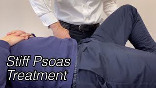 Myofascial release for stiff psoas [upl. by Caundra]