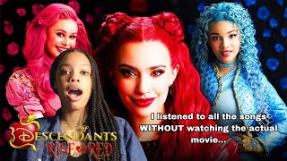 I watched all the songs from DESCENDANTS 4 THE RISE OF RED WITHOUT watching the ACTUAL movie [upl. by Inavoj]