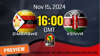 Africa Cup of Nations Qualifying  Zimbabwe vs Kenya  prediction team news lineup  Preview [upl. by Llevron]