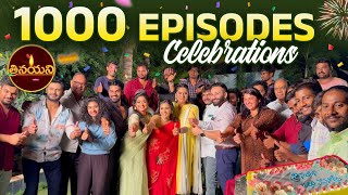 1000 Episodes Celebrations at Trinayani Serial sets  Behind Scenes  Pavithra Jayaram  VJN Media [upl. by Arinay273]