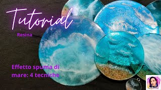 Tutorial Resina effetto Mare [upl. by Ldnek]